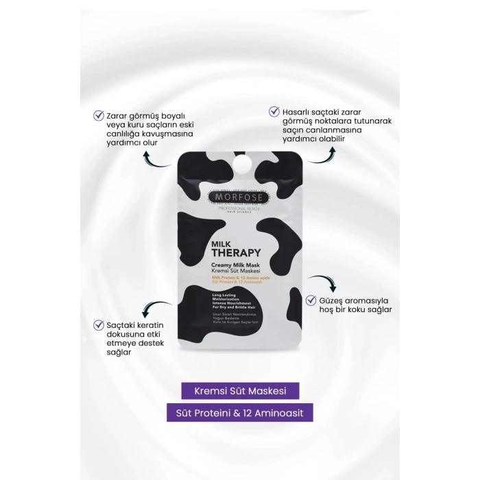 Milk Therapy Kremsi Süt Maskesi 25 ML (24 ADET) - Bakım ve Canlılık - mrfs