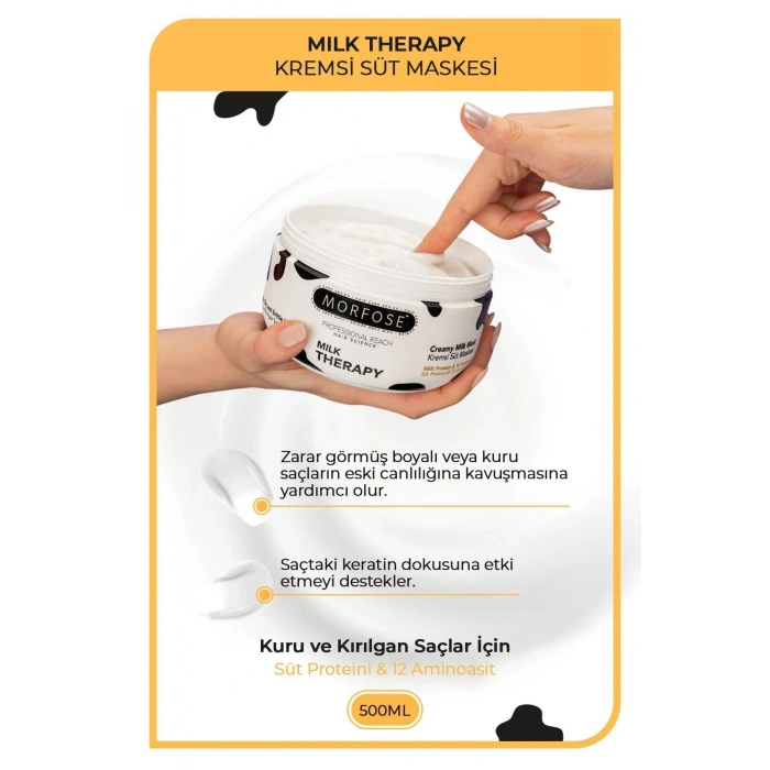 Milk Therapy Kremsi Süt Maskesi 500 ML - Bakım ve Canlılık - mrfs