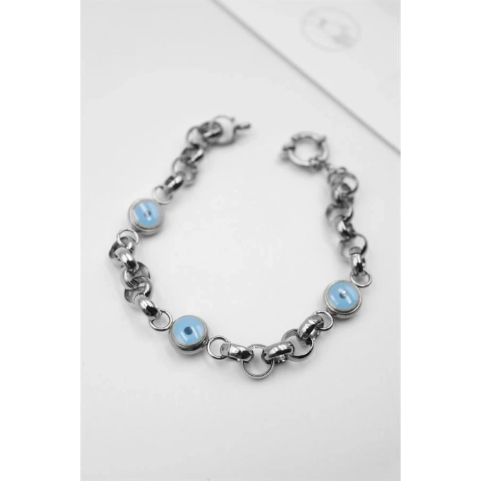 Nazar Boncuk Bileklik - Gümüş