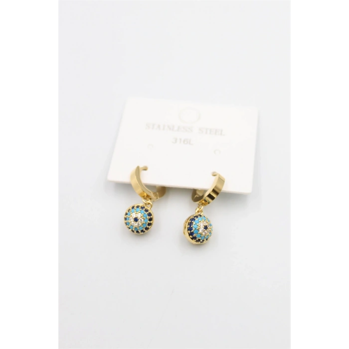 Nazar Küpe - Altın