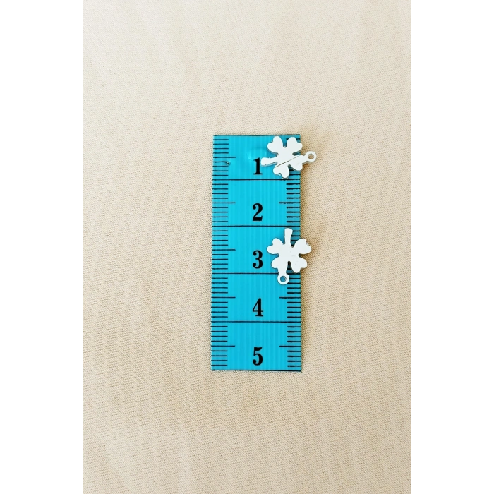 Oya Abiye Bileklik Kolye Pleksi Metalik Plastik Pul Gümüş Renk 24 gram 210 adet - BNC562