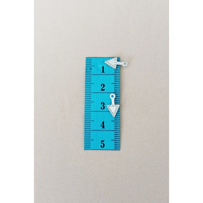 Oya Abiye Bileklik Kolye Pleksi Metalik Plastik Pul Gümüş Renk 24 gram 285 adet - BNC565