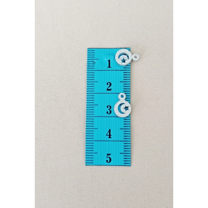 Oya Abiye Bileklik Kolye Pleksi Metalik Plastik Pul Gümüş Renk 24 gram 300 adet - BNC576