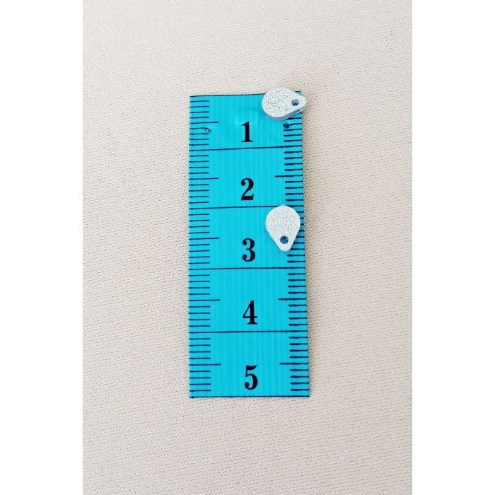 Oya Abiye Bileklik Kolye Pleksi Metalik Plastik Pul Gümüş Renk 24 gram 465 adet - BNC569