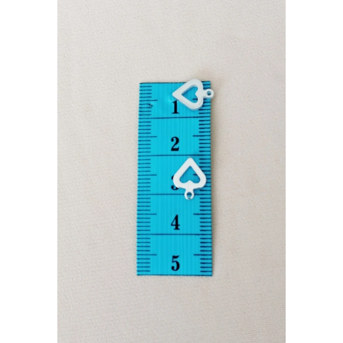 Oya Abiye Bileklik Kolye Pleksi Metalik Plastik Pul Gümüş Renk 8 gram 100 adet - BNC511