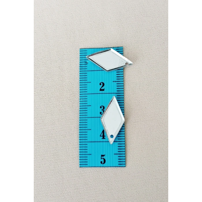 Oya Abiye Bileklik Kolye Pleksi Metalik Plastik Pul Gümüş Renk 8 gram 40 adet - BNC517