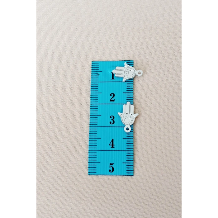 Oya Abiye Bileklik Kolye Pleksi Metalik Plastik Pul Gümüş Renk 8 gram 80 adet - BNC526