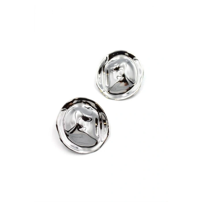 Plaka Küpe - Gümüş