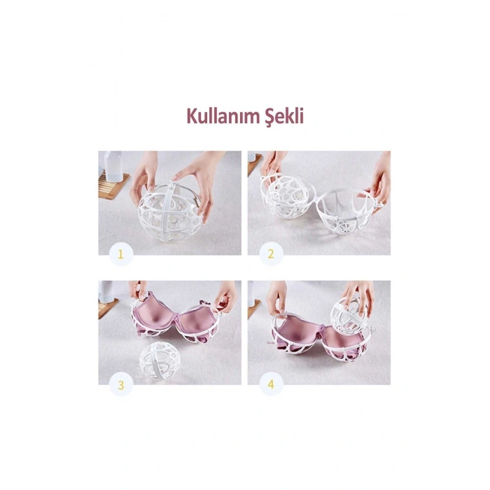 Plastik Sütyen Koruyucu Yıkama Topu
