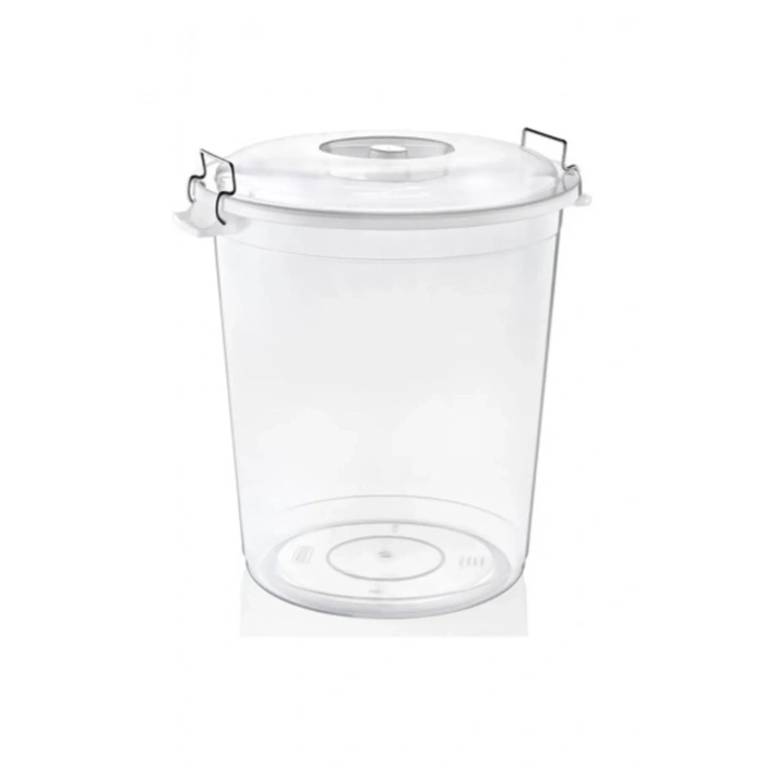 Plus Şeffaf Bakliyat Kovası 50 Litre Royaleks-ASD173