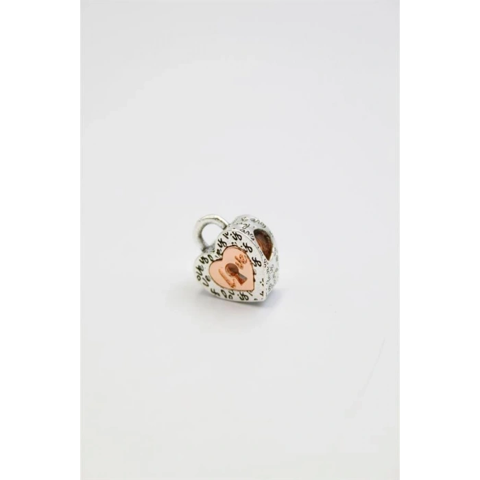 Pn Bileklik Kalp Charm - Gümüş