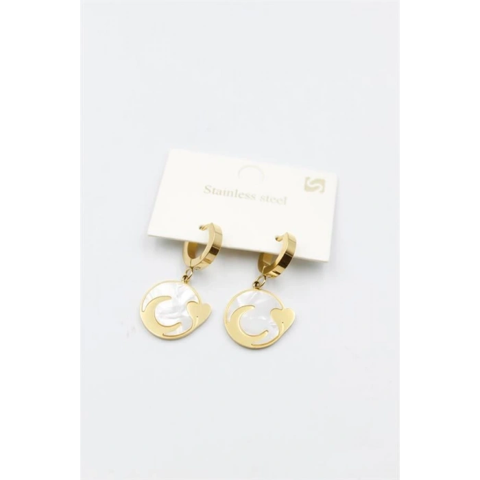 Sedef Hilal Küpe - Altın