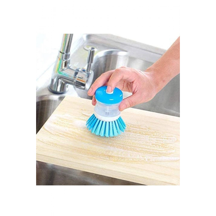 Sıvı Sabun Deterjan Hazneli Bulaşık Temizlik Fırçası