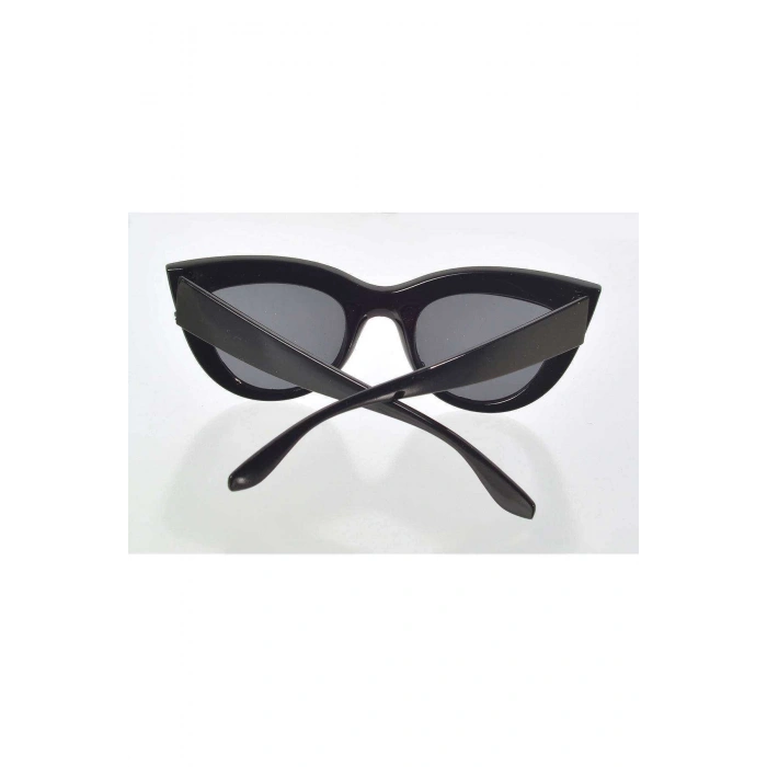 Siyah Çerçeve Cat Eye Kadın Güneş Gözlüğü - Moda Gözlük