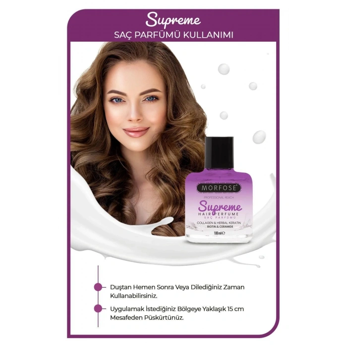 Supreme Saç Parfümü 100 ML - Mat ve Kuru Saçlar İçin - mrfs