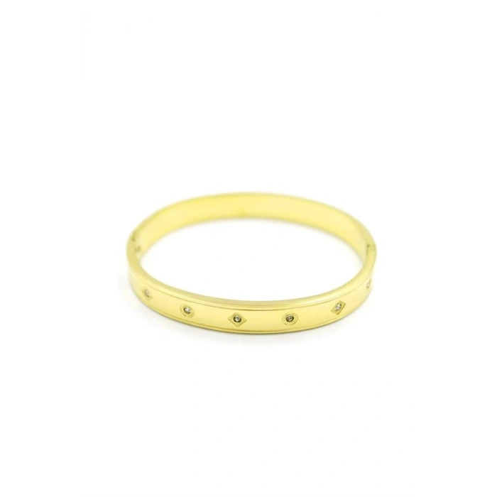 Taşlı Bilezik - Altın