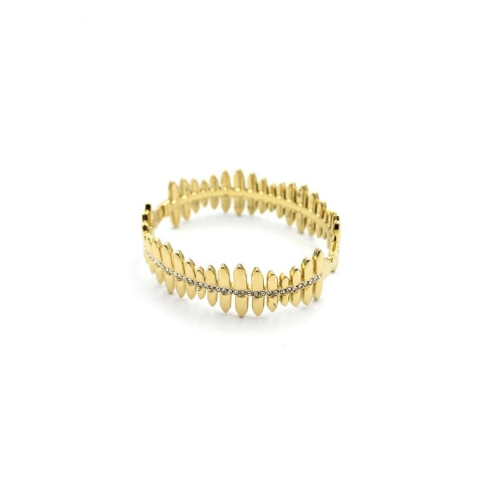 Taşlı Bilezik - Altın