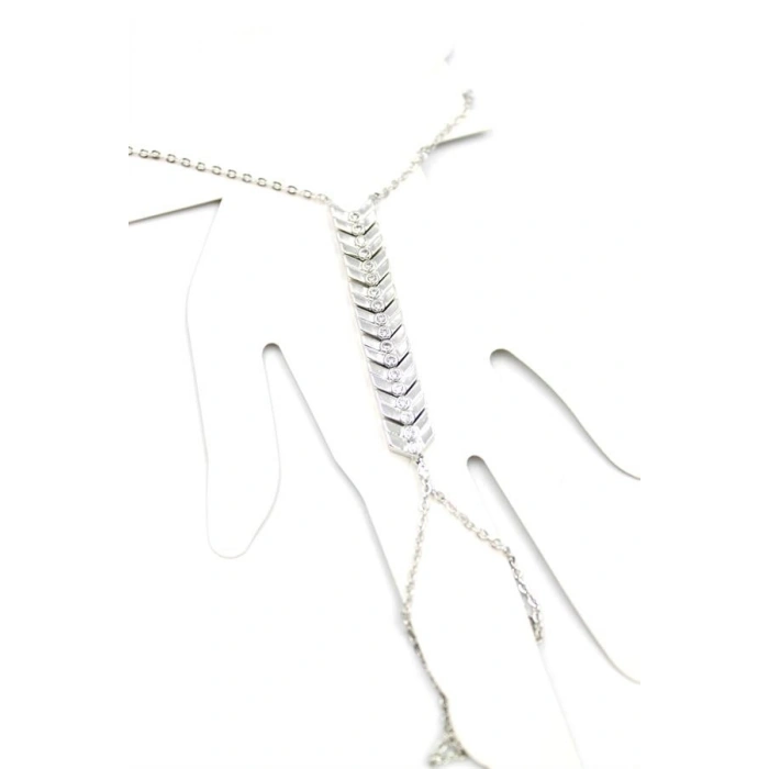 Taşlı Şahmeran Bileklik - Gümüş