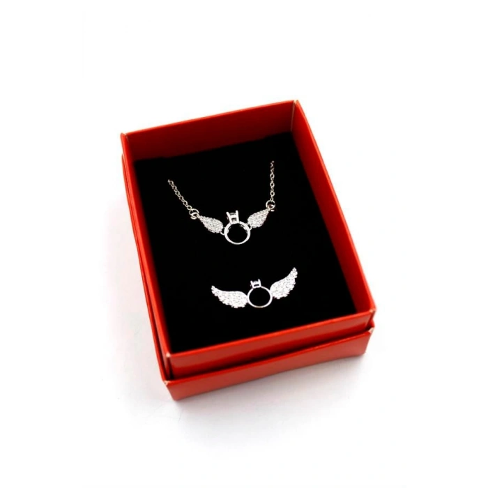 Tektaş Set Kolye - Altın