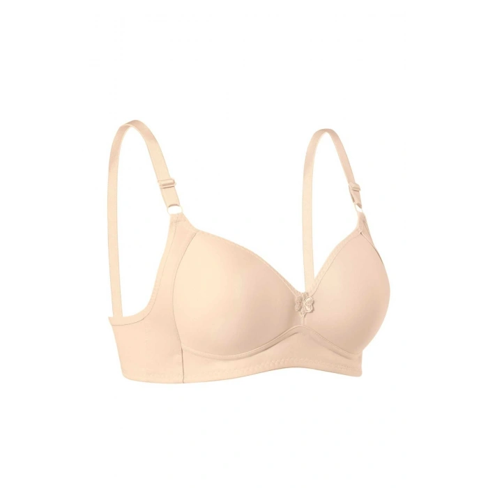 Telsiz Silikonlu Toparlayıcı Sütyen Ten