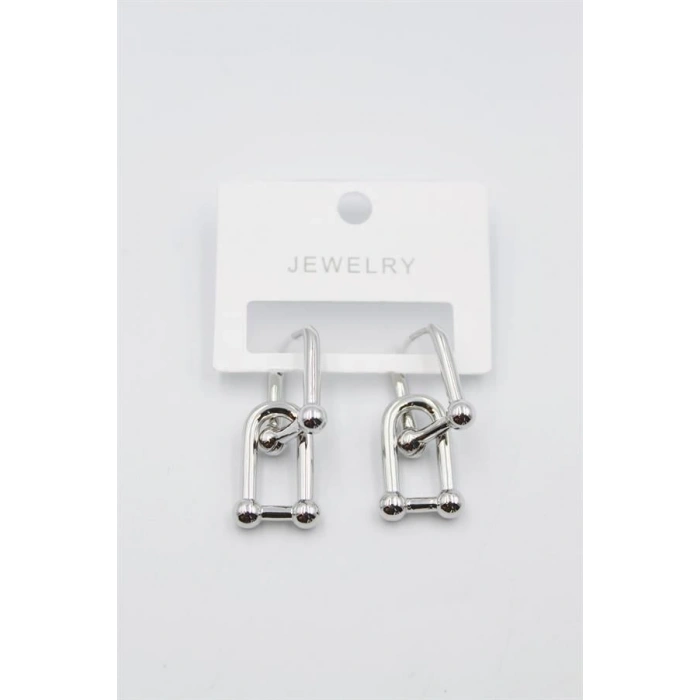 TF Zincir Küpe - Gümüş