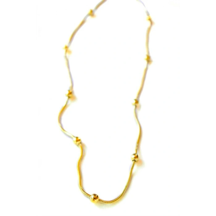 Top Zincir Kolye - Altın