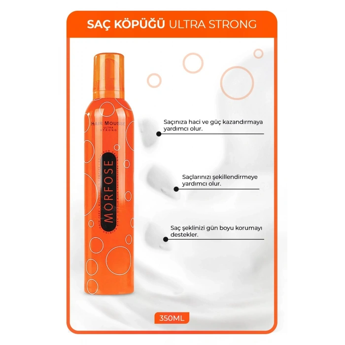 Ultra Strong Saç Köpük 350 ML - Ultra Güçlü Tutuş - mrfs