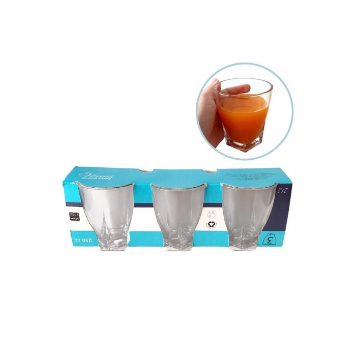 Venüs 3lü Su Bardağı 250Ml Royaleks-212