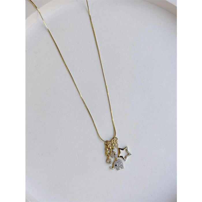 Xuping Fil Charm Kolye - Altın