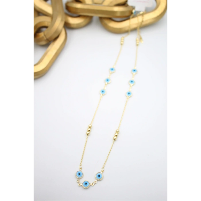 Xuping Nazar Kolye - 50 cm - Altın