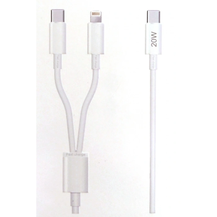 Yeni Nesil USB-C to Lightning USB-C Hızlı Şarj ve Data Kablosu 5.0A Hızlı Kablo 1 metre 20W