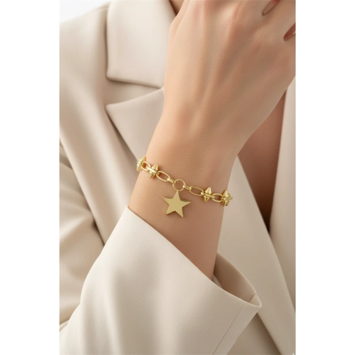 Yıldız Bileklik - Altın