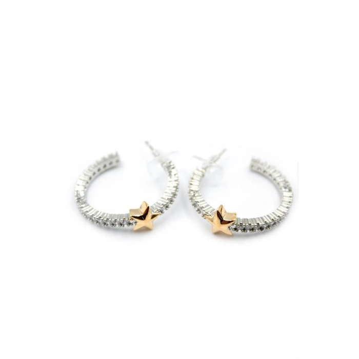 Yıldız Küpe - Gümüş