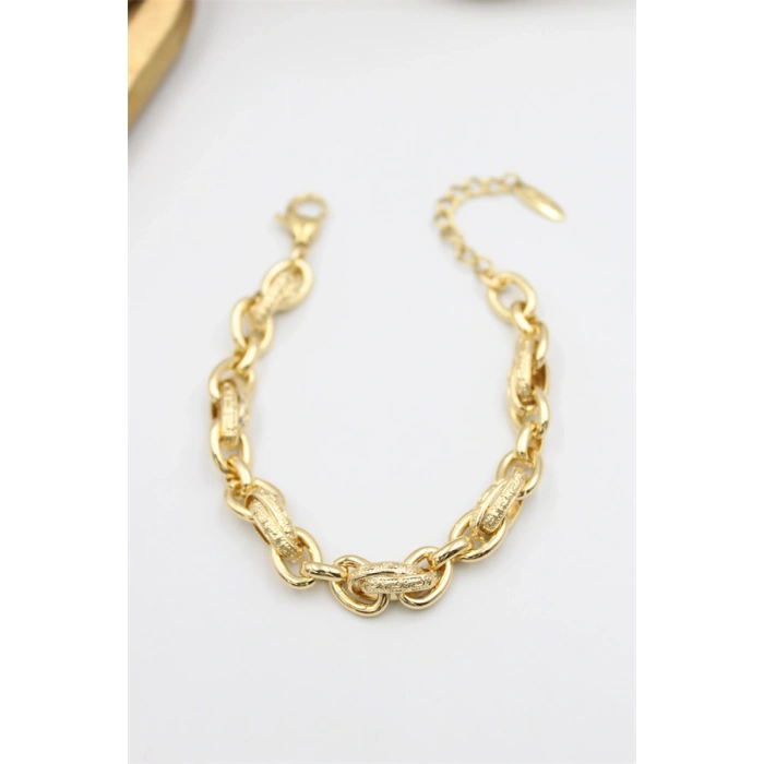Zincir Xuping Bileklik - Altın