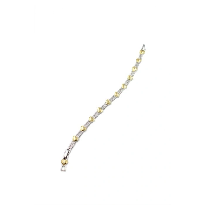 Zirkon Taşlı Bileklik - Gümüş