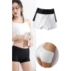 2 Adet Kadın Dikişsiz Görünmez İz Yapmaz Mini Şort Boxer Siyah Beyaz