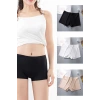 2 Adet Kadın Dikişsiz Görünmez İz Yapmaz Mini Şort Boxer Ten