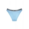 5 Adet Beli Yazılı Pamuklu Kalın Lastik Kadın Slip Külot