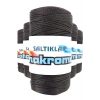 5 Adet Polyester Makrome İpi SYH Siyah 100 gr