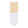 6 Adet Tutku Kadın Yüksek Bel Bato Kalın Lastik Külot S9