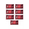 7 Paket Red Rose Islak Havlu Mendil 90 Adet Kapaklı Gül Kokulu