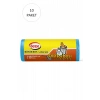 Büyük Boy Çöp Torbası 65 x 80 cm 10 Lu Rulo x 10 Paket = 100 Adet (Mavi)