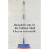 Çok Amaçlı Cam Silme Fırçası - Silikon Uçlu Çekçek - Tüy Toplayıcı Döner Başlıklı