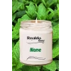 Doğal Özel Seri Kokulu Dekoratif Kavanoz Mum 210 cc - Nane Esansı - RYL