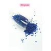 Dökme Cam Kum Boncuk (11/0) 2 mm - 20 Gram -  Koyu Mavi - BNC017