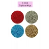 Dökme Cam Kum Boncuk (11/0) 2 mm - 4 Renk - Toplam 80 Gram -  BNC404
