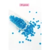 Dökme Cam Kum Boncuk Büyük Boy (6/0) 4 mm - 20 Gram - Açık Mavi - BNC106
