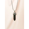 Hematit Doğal Taşı Zincirli El Yapımı Tasarımlı Kolye Uç: 3,5 cm Zincir: 20 cm Kutulu