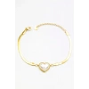 Kalp Bileklik - Altın