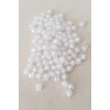 Küp Boncuk İçten Boncuklu Bileklik Çanta Boncuğu 10 mm 50 gr Beyaz - BNC456
